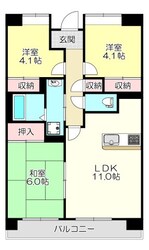 サニークレスト平野西脇の物件間取画像